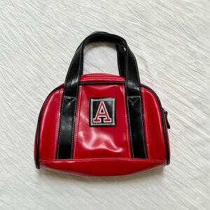Red and Black Handbag